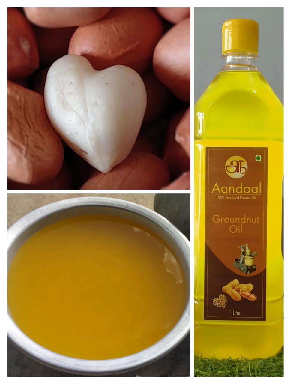 Marachekku Groundnut oil  ( மரச்செக்கு கடலை எண்ணைய்)
